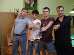 Клан - Darkimmortals. C лева на право: diczel, МЭНОН, Саня герой, вторик