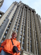 Возле здания МИД в центре Москвы