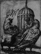 BIRDS ETCHING