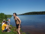 Водичка была супер, но ножка болела :)