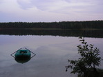 озеро в лесу