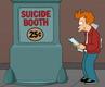 Suicide booth