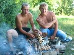 Крывляясь...