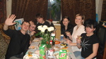 За столом=)