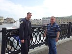 Я и Юра на мосту