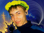 мну с цветочками