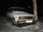 Судя по положению колес - дерево - конкретная цель