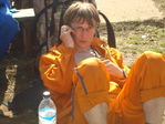 в походе