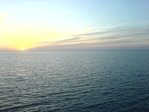Закат над морем