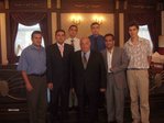 photo with president Denktas