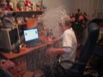 Новый Год 2008,Я пошел покурить,и меня покарали)
