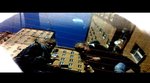 эти полоски это короче лазеы-ну система сигнализации,а мы их перелезли и типа вот мы такие крутые!!!!поняли???!!!