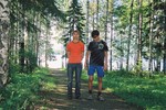 С братом)
