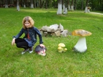 я, ежик и грибочки)