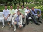 Уже получили  дипломы и пошли в парк)Я с пивом