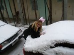 РљРѕРїРёСЏ в костюме пьяного кролика чищу чью-то машину! :-)