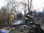 На пожаре