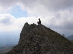 почти на вершину залез но почти потому что там камни осыпались *стремно* =)