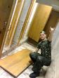 Ставили двери на место, после злостной шутки