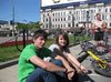 на соревнованиях по вело-триалу.