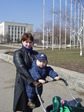 на прогулке