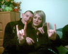 мой братишка и я вместе дружная семья)))