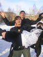 Я ношу на руках своего кума!%)