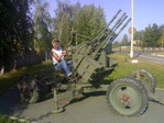 на даче...по воронам...