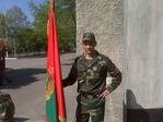 со знаменем