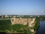 Вид с замка на крепость
