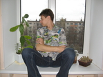 На окне