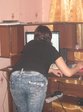 любимая поза у компа =)