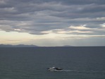 на море шторм