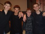 с группой после выступления)