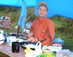 Наш капитан, но сегодня он повар))) (провинился)
