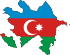 Azerbaijan-Flag-Map