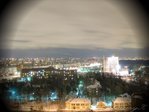 Вид ночного зимнего питера с 25того этажа 