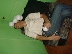 В отрубе=))