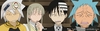 black_star death_the_kid maka soul_eater
