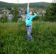 в родном поселке