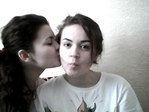 С подружкой Олей