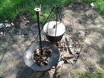 Жаровня с печеночкой и уха =)))