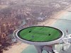 Теннисный корт на крыше отеля в Дубае