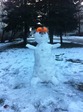 Мускулистый снеговичок