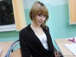 В школе