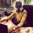 на работе