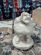 Примерка. Размышляю как сделать мех, решил просто тыкать в него палочкой) 